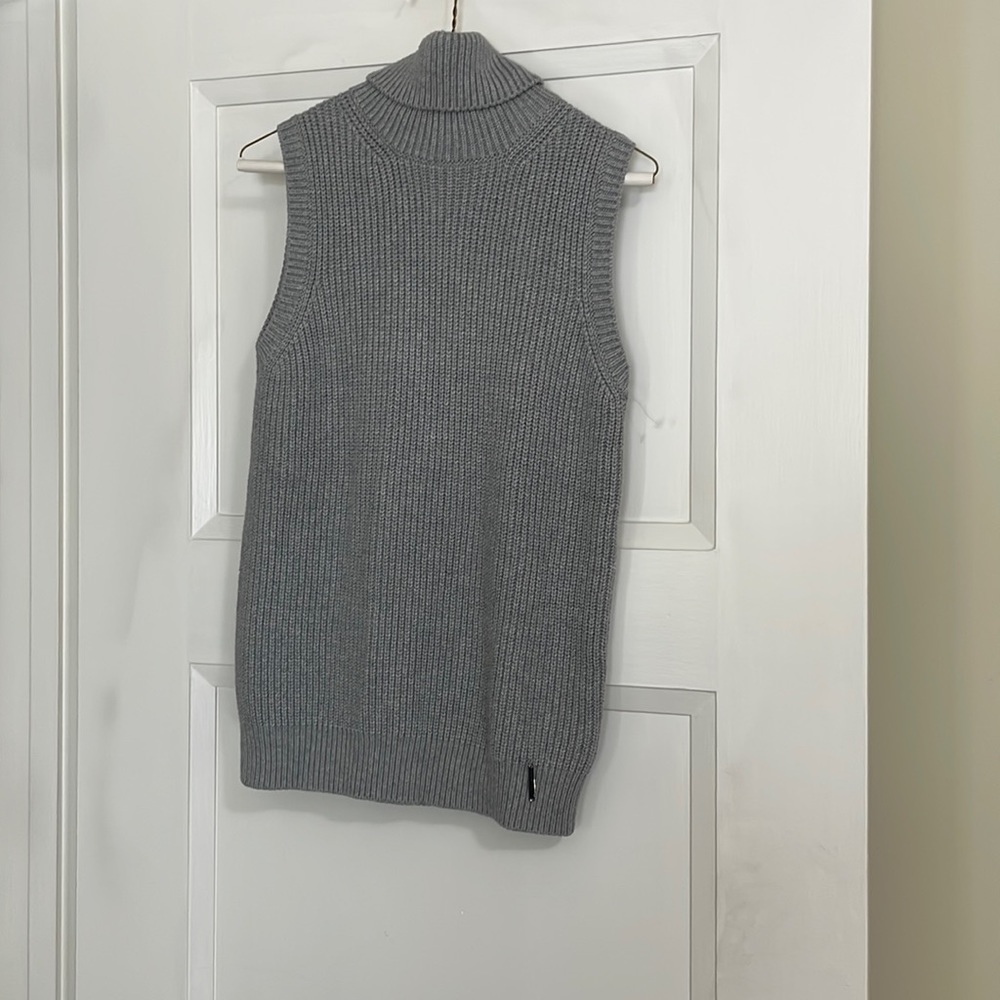 Michael Kors Sleeveless Sweater Gray, Size S